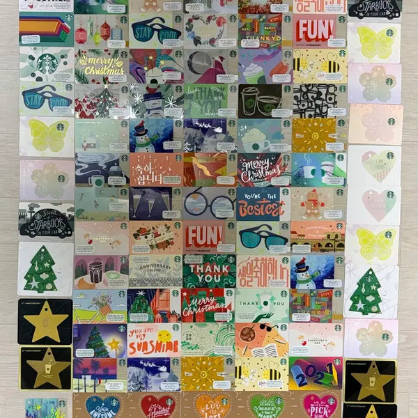 [BUNJANG] Starbucks Card Set (100 Cards) / 스타벅스 카드 세트 판매(총 100장)