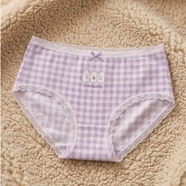 [BUNJANG] Cute Bunny Pattern Women's Underwear Panties / 귀여운 여성 중고 바니 팬티