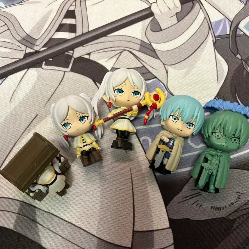 [BUNJANG] Frieren: Beyond Journey's End Bandai Gacha Set Himmel Statue Mimic / (5종일괄) 장송의프리렌 반다이 가챠 세트 힘멜 동상 미믹