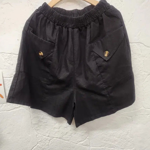 [BUNJANG] Big Pocket Elastic Waist Shorts / 빅포켓밴딩반바지 (새상품)