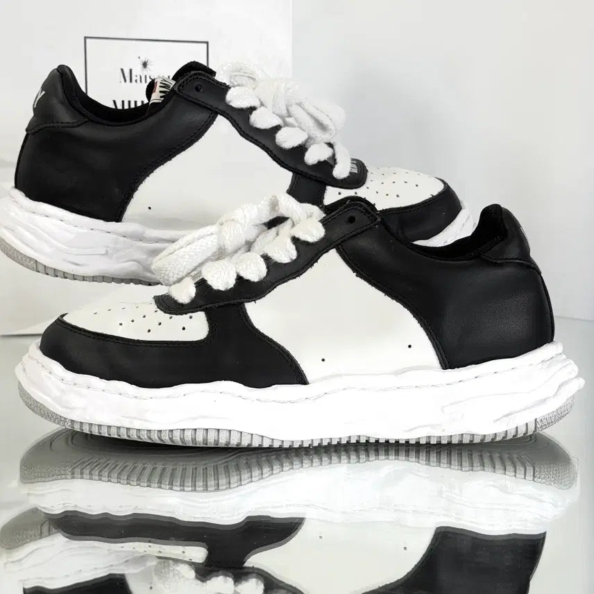 [BUNJANG] Mihara Yasuhiro Wayne Leather Sneakers / [A] 미히라야스히로 웨인 레더 44