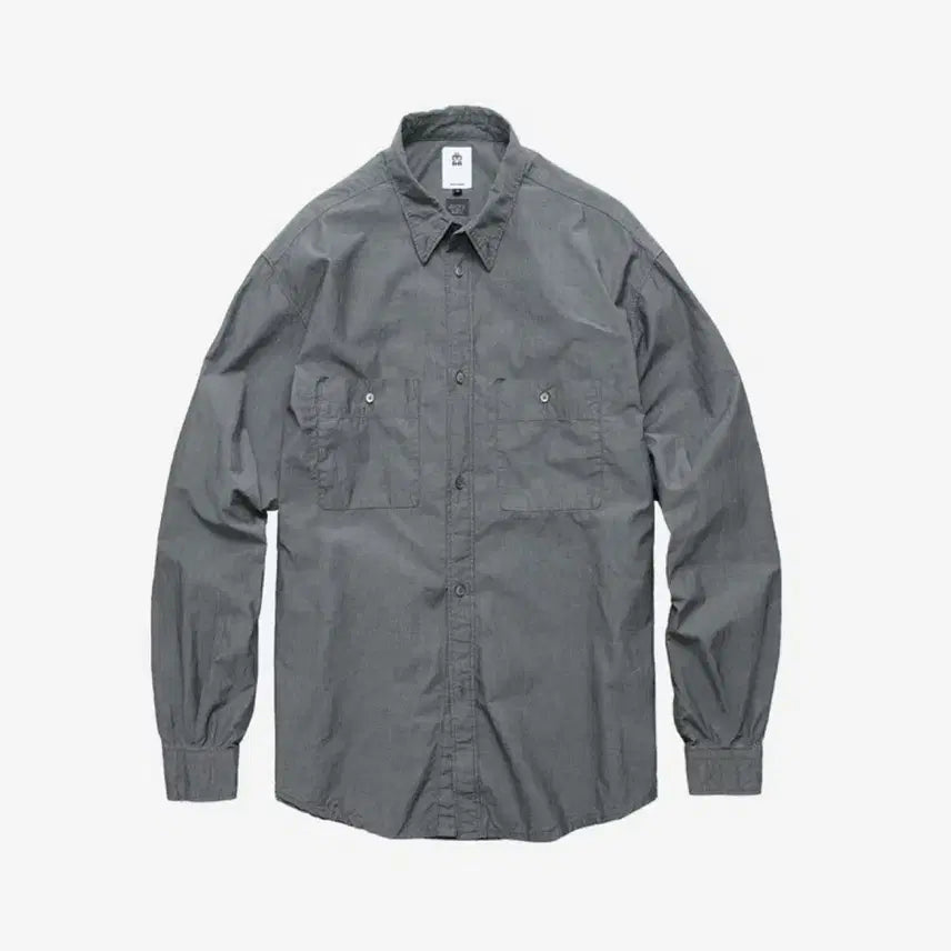 [BUNJANG] Politeru Two Pocket Work Shirt Dark Grey / 4사이즈)폴리테루 투포켓 워크셔츠 다크그레이