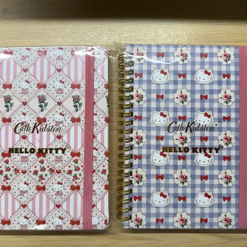 [BUNJANG] Hello Kitty x Cath Kidston Collaboration Spring Notebook Set / 헬로 키티 x 캐스 키드슨 콜라보 스프링 노트 2종