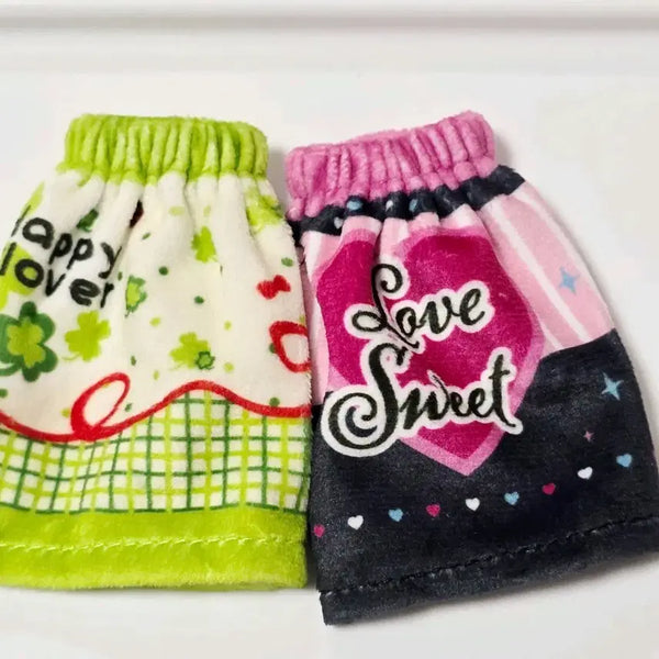 [BUNJANG] One Piece Miniature Towel Bundle / 인형 피규어  미니어쳐   수건 원피스   일괄  (짱구착용샷)