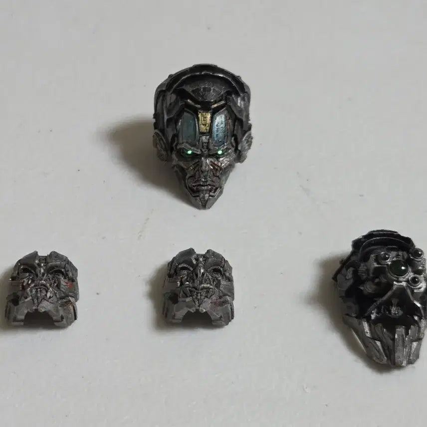 [BUNJANG] ThreeZero DLX Lockdown Custom Head Expression Parts Set / 쓰리제로 dlx 락다운 커스텀 헤드 표정 파츠셋 트랜스포머