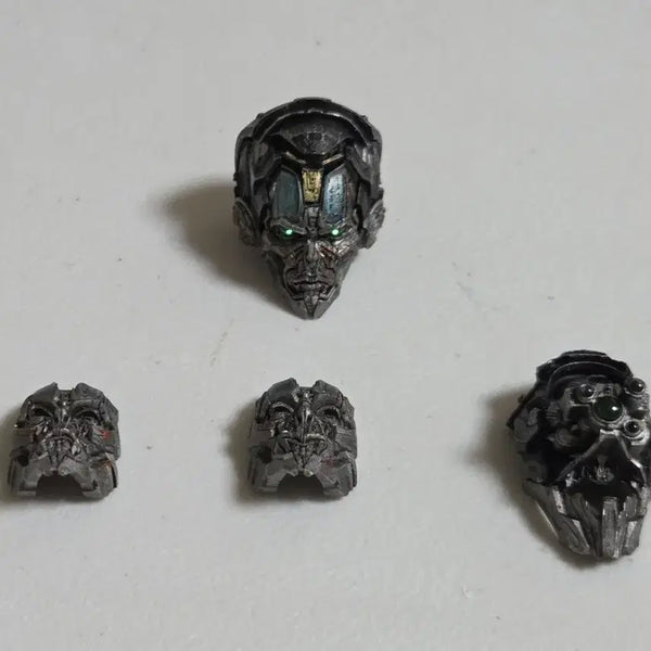 [BUNJANG] ThreeZero DLX Lockdown Custom Head Expression Parts Set / 쓰리제로 dlx 락다운 커스텀 헤드 표정 파츠셋 트랜스포머