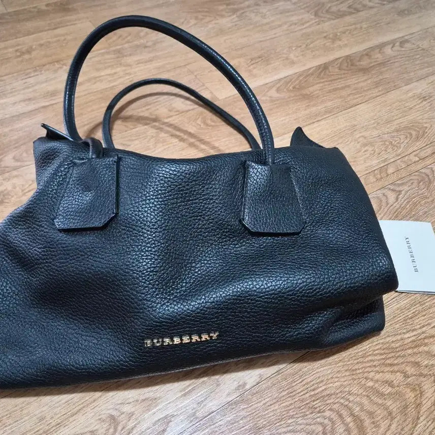 [BUNJANG] Burberry Pebble Leather Shoulder Bag/Tote Bag Black Gold Hardware / [정품] 버버리 페블 레더 숄더백/토트백 블랙 골드하드웨어