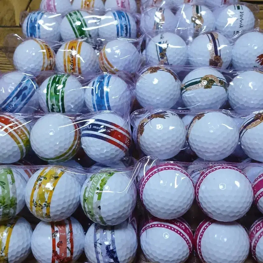 [BUNJANG] Volvik Vista3 Prism Lost Balls (72 pcs) - New Designs Included / 볼빅 비스타3 프리즘 로스트볼/ 72알 ,꽃 뱀 신상 포함