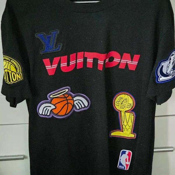 [BUNJANG] Louis Vuitton x NBA Collaboration Short Sleeve T-Shirt / 루이비통NBA콜라보입니다