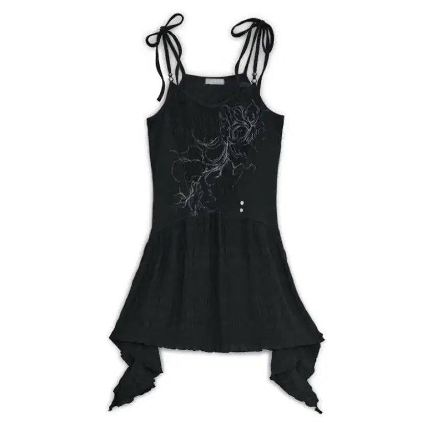 [BUNJANG] Hug Yourskin Flared V-Neck Sleeveless Top Black / 허그유어스킨 플레어드 브이넥 슬리브리스 판매