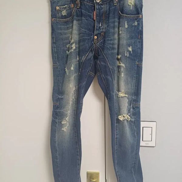 [BUNJANG] Dsquared2 Distressed Wash Jeans / 핫세일) 디스퀘어드2 48