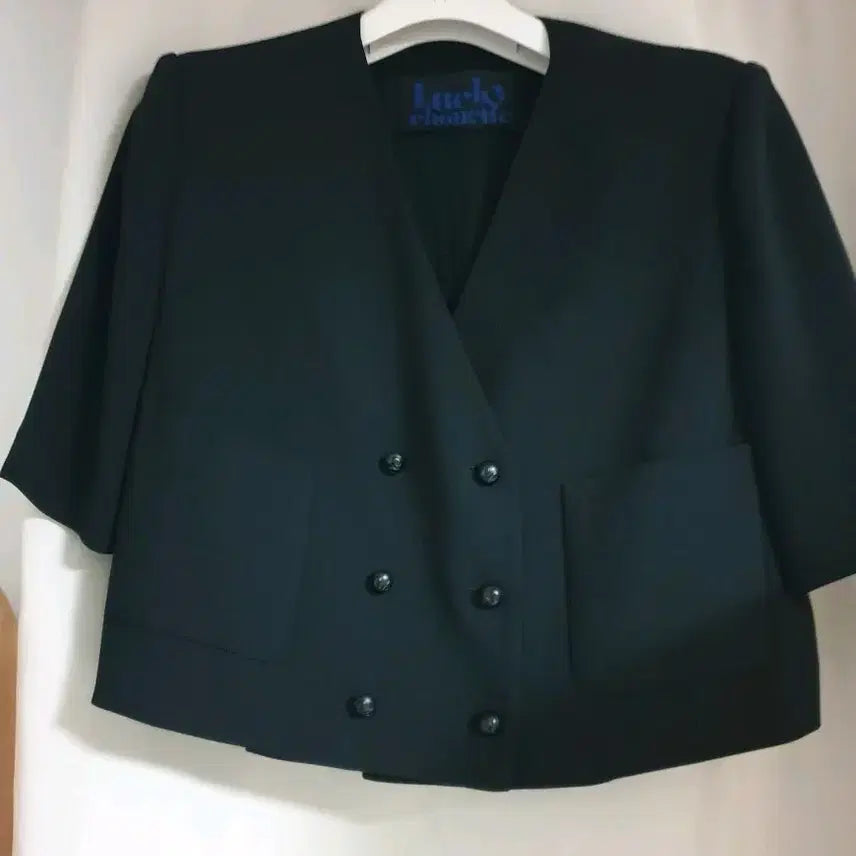 [BUNJANG] Lucky Chouette Black Jacket / 럭키슈에뜨 블랙 자켓  36