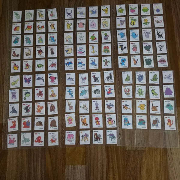 [BUNJANG] Pokemon Sticker Collection - 2nd Gen Complete Set (116 Variants) / 포켓몬 띠부씰 2세대 116종 완성품 일괄판매합니다(혼합씰)