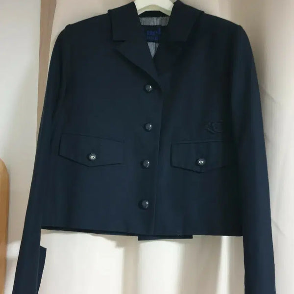 [BUNJANG] Lucky Chouette Dark Navy Jacket / 럭키슈에뜨  다크 네이비 자켓