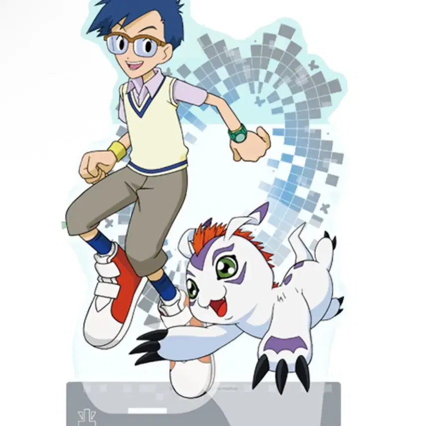 [BUNJANG] Digimon Kuji F Prize Big Acrylic Stand - Jō & Shurimon / 디지몬 쿠지 - F상 빅 아크릴 스탠드 정석 & 쉬라몬