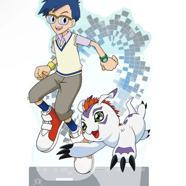 [BUNJANG] Digimon Kuji F Prize Big Acrylic Stand - Jō & Shurimon / 디지몬 쿠지 - F상 빅 아크릴 스탠드 정석 & 쉬라몬