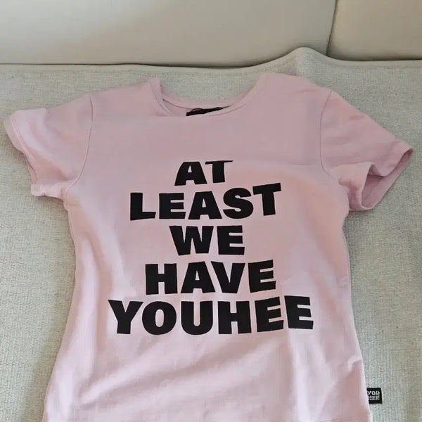 [BUNJANG] Youhee T-Shirt Pink / 유희 반팔티 핑크