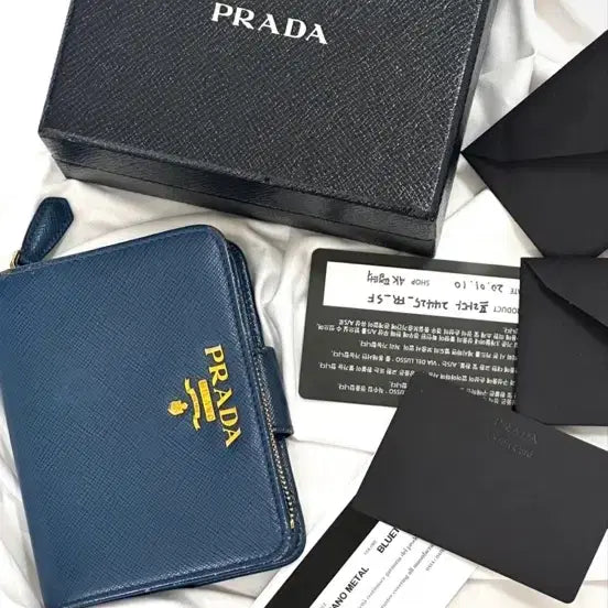 [BUNJANG] Prada Saffiano Leather Bifold Wallet / 프라다 사피아노 반지갑