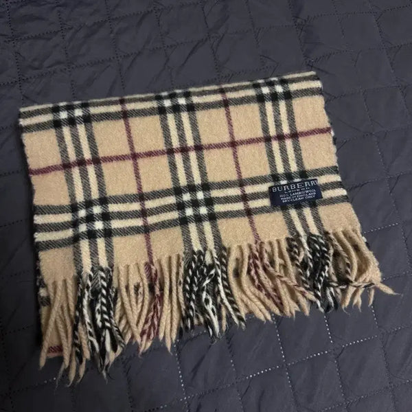 [BUNJANG] Burberry 100% Lambswool Scarf / 버버리 100% 램스울 머플러