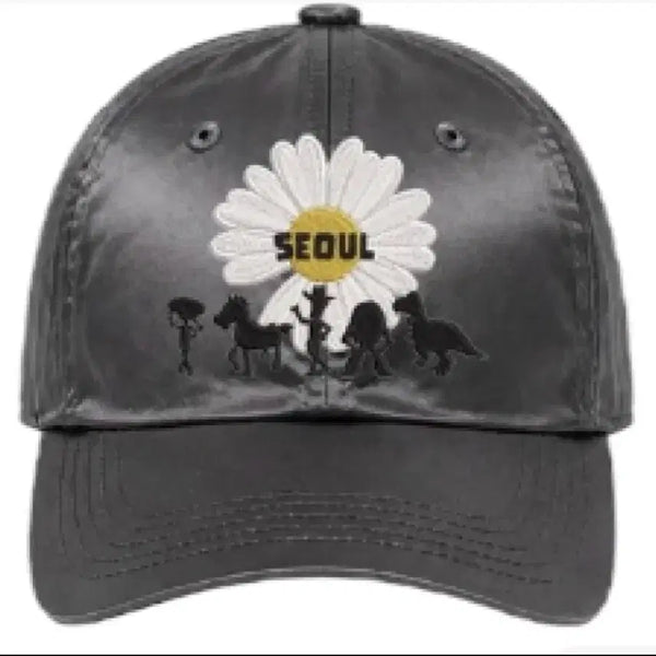 [BUNJANG] Peaceminusone x Toy Story Satin Dark Grey Ball Cap / 피스마이너스원 토이스토리 새틴 다크그레이 볼캡