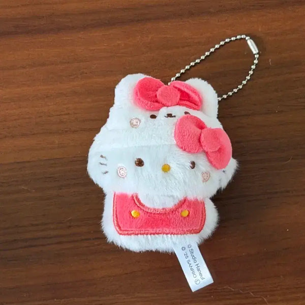 [BUNJANG] Sanrio Studio Haneul x Sanrio Kitty Plush Charm Gacha / 산리오 tudio Haneul x Sanrio 키티 누이 키링 가챠