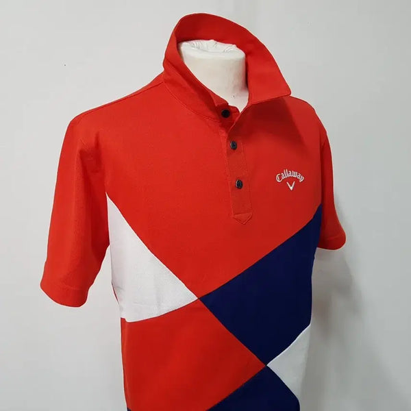 [BUNJANG] Callaway Men's Basic/Melange Cooling Polo Shirt / 골프 사방스판 남성용 반팔 카라티