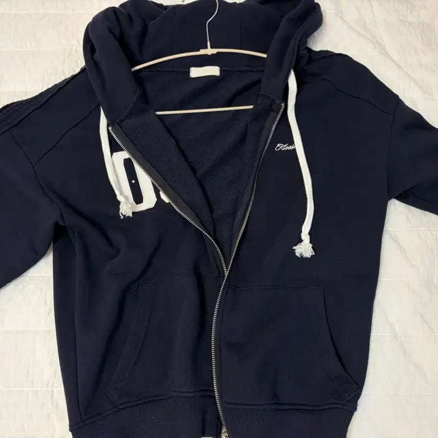 [BUNJANG] Klishy 09 Hoodie Zip-up Navy / 클리시어 09 후드집업 네이비
