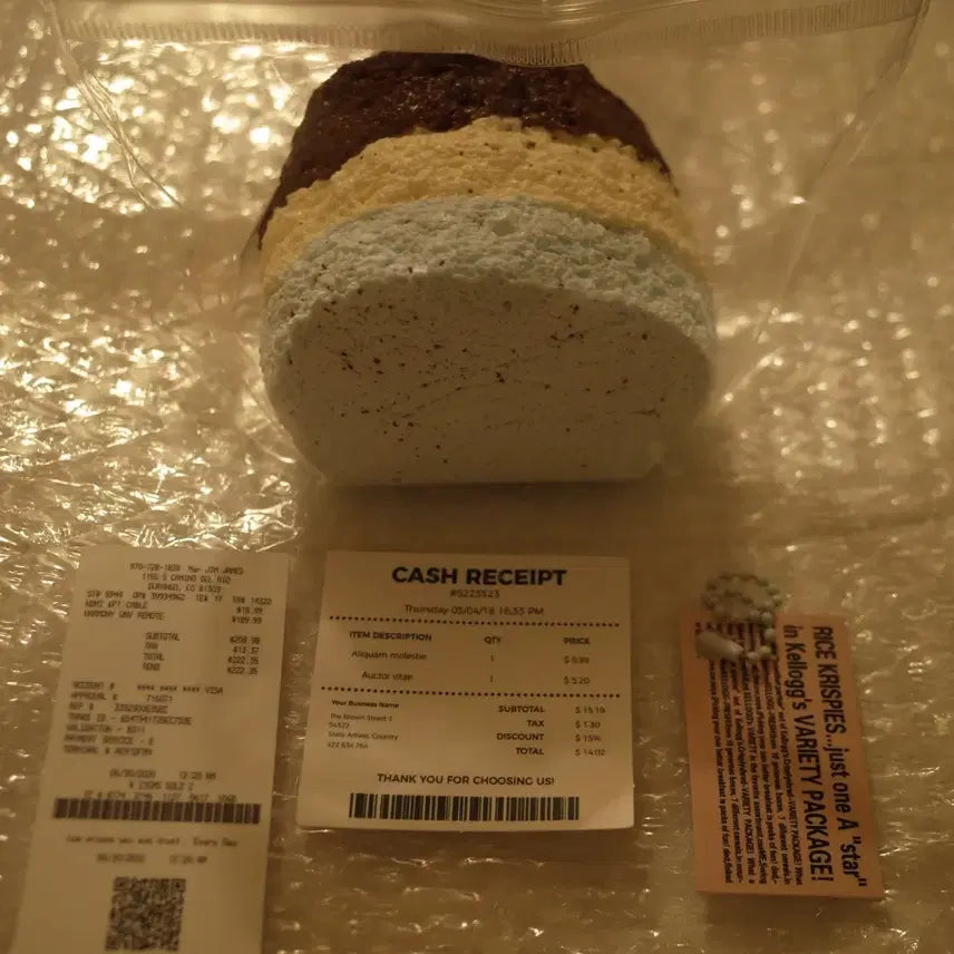 [BUNJANG] Hahajing Mint Chocolate Round Toast Squishy / Hahajing 하하징 민초 둥근 토스트