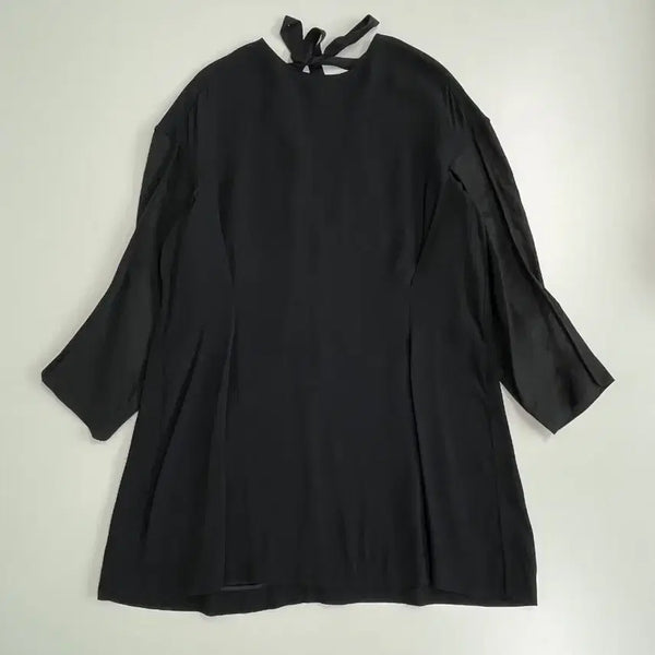 [BUNJANG] Marni Black Tie-Back Mini Dress / [정품] 마르니 블랙 타이백 미니 드레스