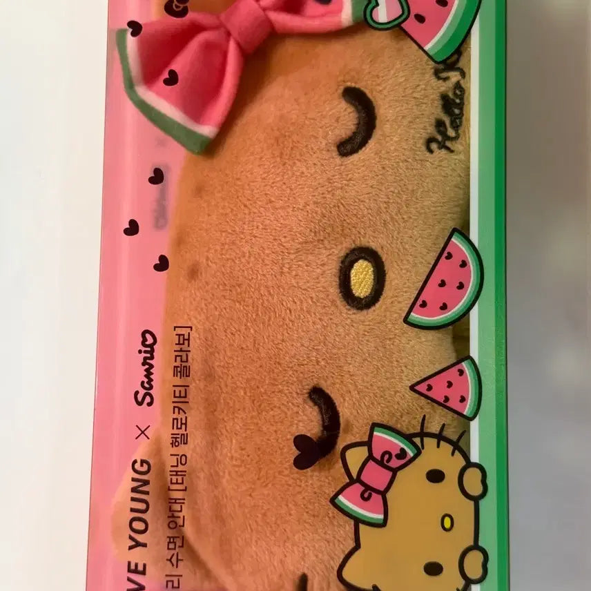 [BUNJANG] Fillimilli Hello Kitty Tanning Sleep Mask / 올리브영 필리밀리 태닝 헬로키티 수면 안대