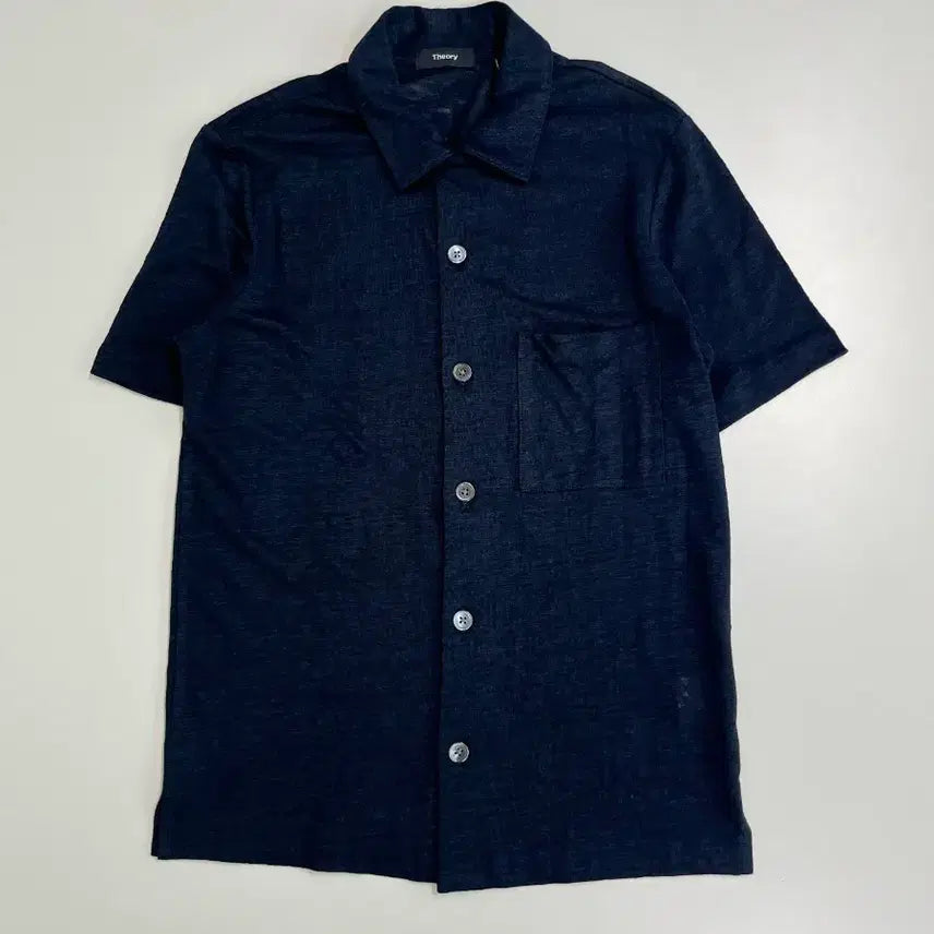 [BUNJANG] Theory Linen Short Sleeve Shirt / [정품] 띠어리 어방 린넨 반팔 셔츠