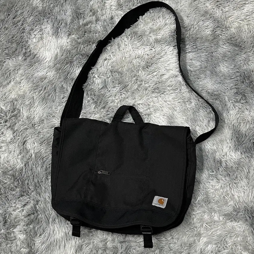 [BUNJANG] Carhartt Messenger Bag Black / 칼하트 메신저백 블랙