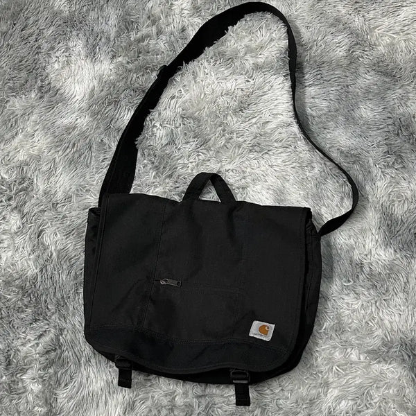 [BUNJANG] Carhartt Messenger Bag Black / 칼하트 메신저백 블랙