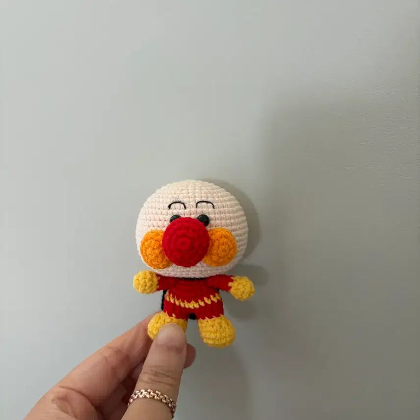 [BUNJANG] Anpanman Knitted Keychain / 호빵맨 뜨개키링