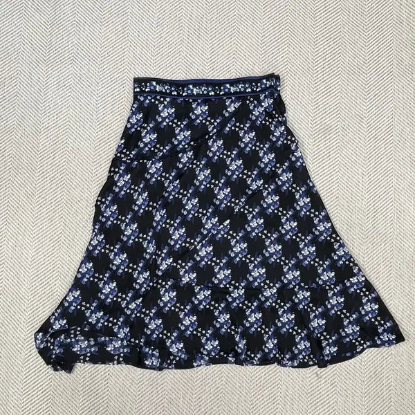 [BUNJANG] Anna Sui Flower Pattern Long Skirt Size 88 / 안나수이 플라워 패턴 롱 스커트 88 (약32인치)
