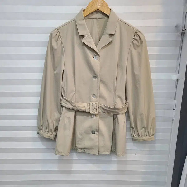 [BUNJANG] M Sens Belted Blouse / 미센스 바스락벨트블라우스