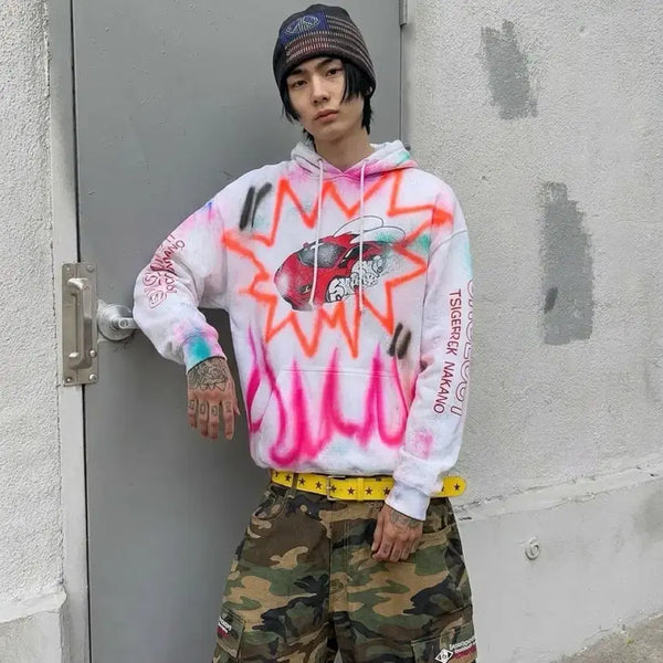 [BUNJANG] Skoloct Graffiti Hoodie / Skoloct 그래피티 후드