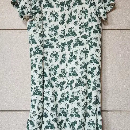 [BUNJANG] Hazzys Women's Floral Pattern Linen Blend Dress / 헤지스 원피스 플라워 패턴