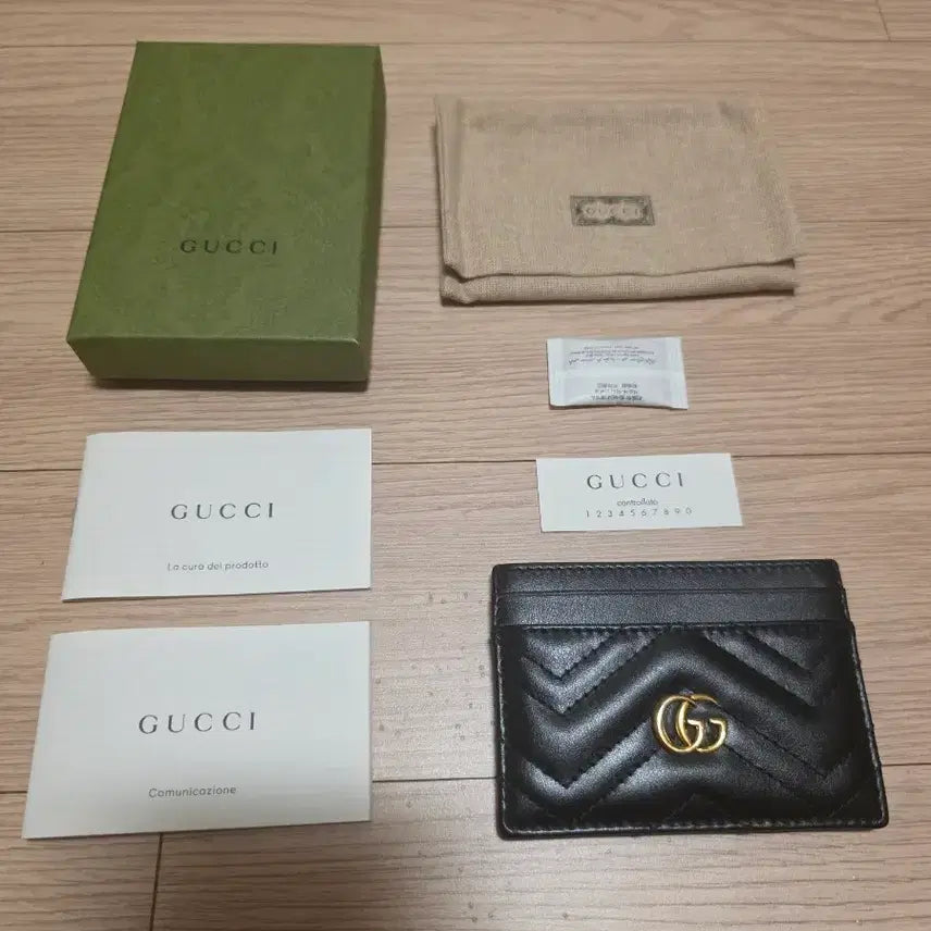 [BUNJANG] Gucci Marmont Matelassé Card Wallet / 구찌 마몬트 마틀라세 카드 지갑