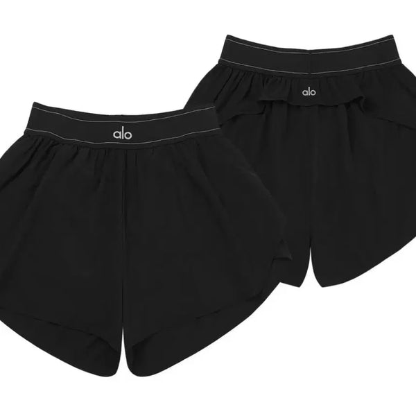 [BUNJANG] ALO Match Point Shorts Black / 정품)알로 반바지 블랙