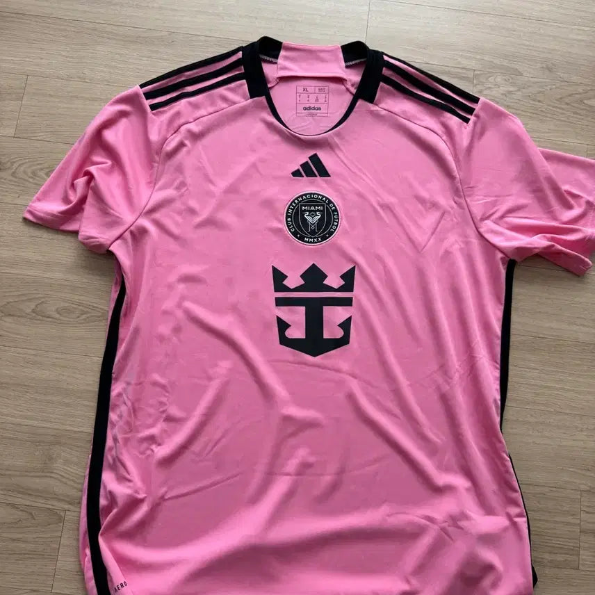[BUNJANG] Adidas Miami Inter FC Pink Jersey 2XL / 아디다스 마이애미 인터FC 핑크 유니폼 국내 2xl