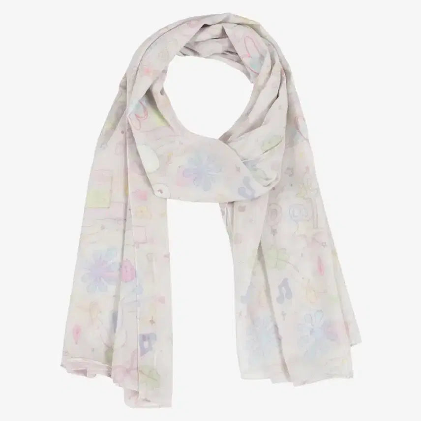 [BUNJANG] Oafish Orbit Scarf Pink Beige / 오피쉬 스카프 핑크베이지 판매
