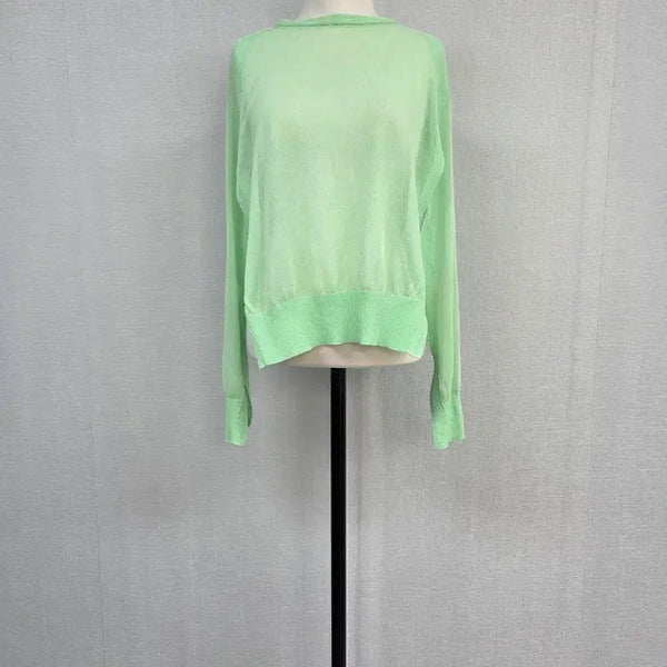 [BUNJANG] System Sheer Cover-up Knit / 시스템 시스루 커버업 니트