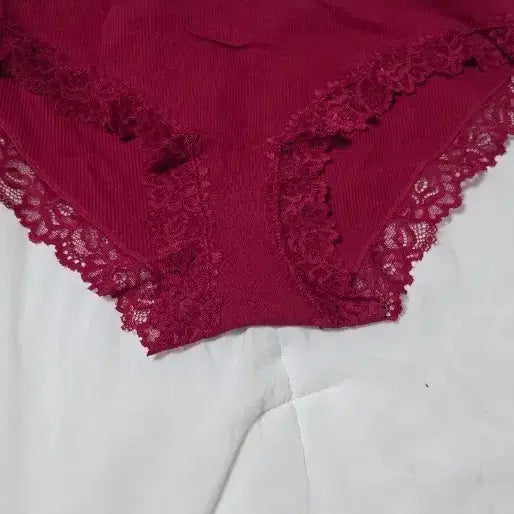 [BUNJANG] Women's Lace Hem Panties / 레이스 햄 여성 속옷 팬티중고