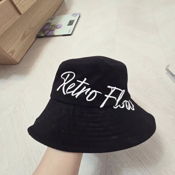 [BUNJANG] DISTN9NE Black Retro Flow Bucket Hat / DISTN9NE 블랙 레트로 플로우 버킷햇 모자