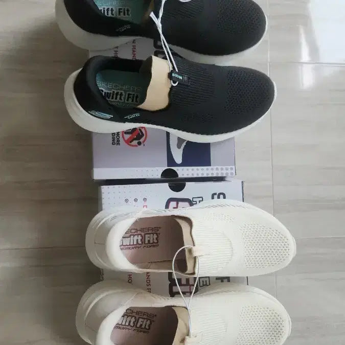 [BUNJANG] Skechers Swift Fit Women's Slip-on Shoes / 정품 스케쳐스 스윗프트핏  여성 슬립온