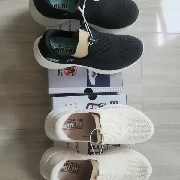 [BUNJANG] Skechers Swift Fit Women's Slip-on Shoes / 정품 스케쳐스 스윗프트핏  여성 슬립온