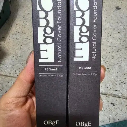 [BUNJANG] Objet Natural Cover Foundation 3 Sand (2-Count) / 오브제 내추럴 커버 파운데이션 3호 샌드 2개