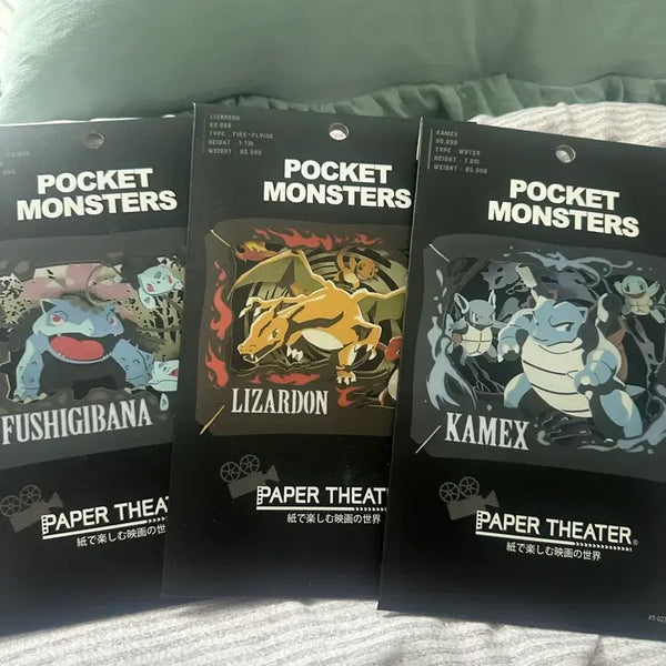 [BUNJANG] Pokemon Starting Paper Theater Set / 포켓몬 스타팅 페이퍼 시어터 팝니다