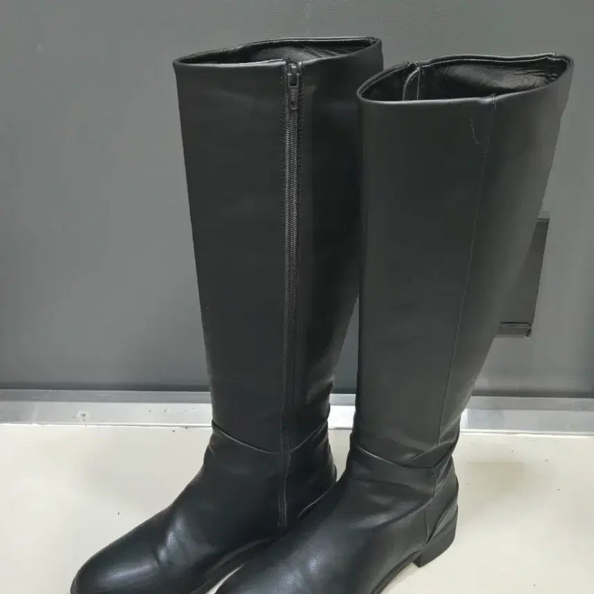 [BUNJANG] Black Long Boots Size 245 / 블랙 롱부츠